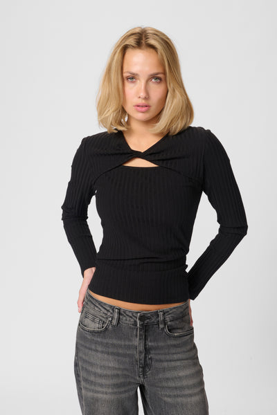 BustaMW LS Blouse Black - 100031 - 10705069 Thumbnail