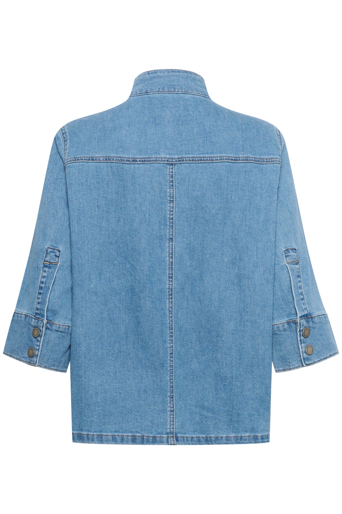 LaraMW 115 Boxy Blouse Medium Blue Wash - 10705079