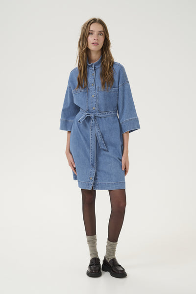 LaraMW 115 Dress Medium Blue Wash Thumbnail