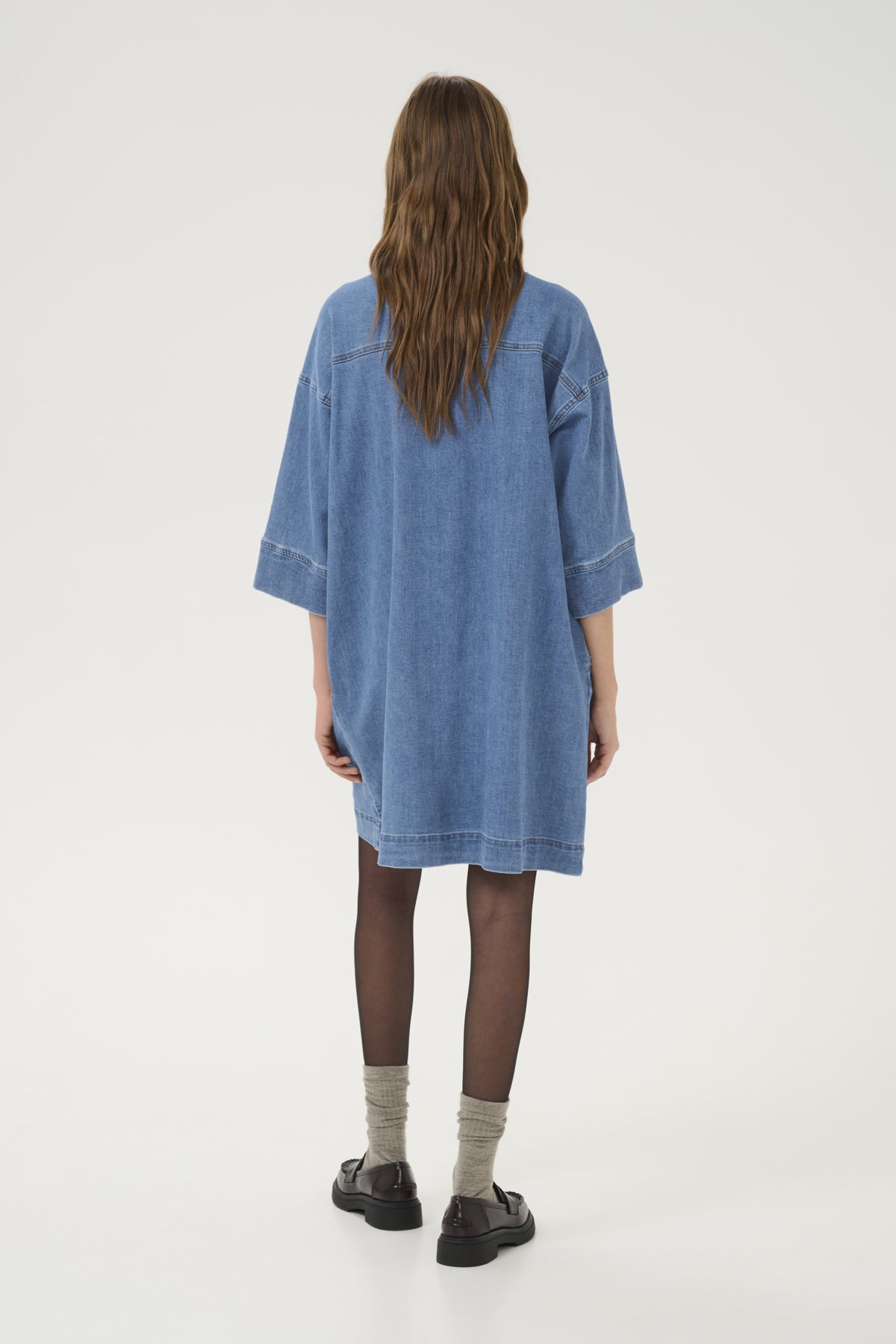 LaraMW 115 Dress Medium Blue Wash