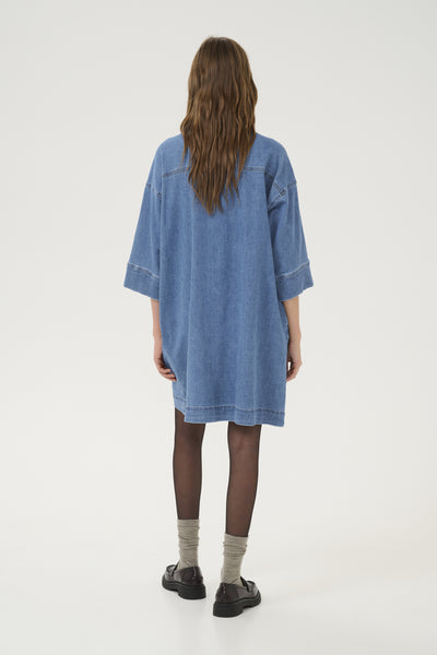 LaraMW 115 Dress Medium Blue Wash Thumbnail