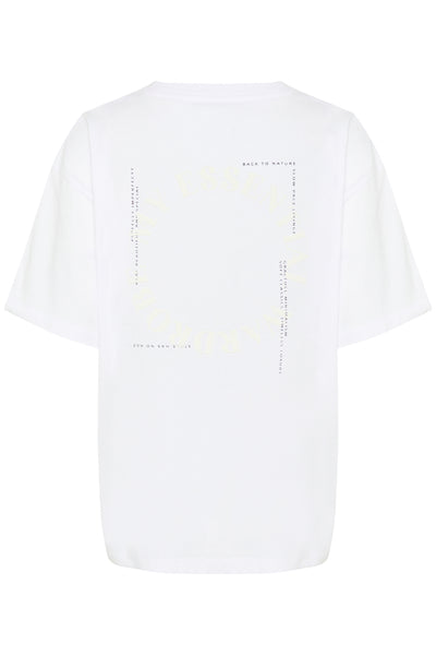 SiamMW Back Logo Tee Bright White - 10705102 Thumbnail