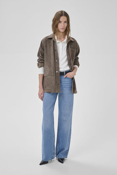 OllyMW Suede Jacket Major Brown - 10705103 Thumbnail