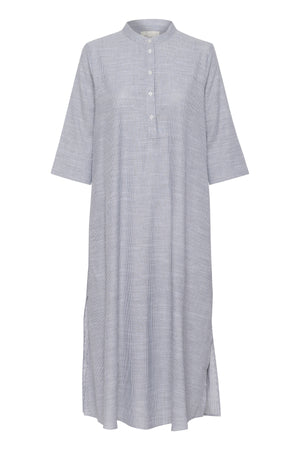 SkyeMW Long Dress Dark Sapphire Blue Striped - 10705118