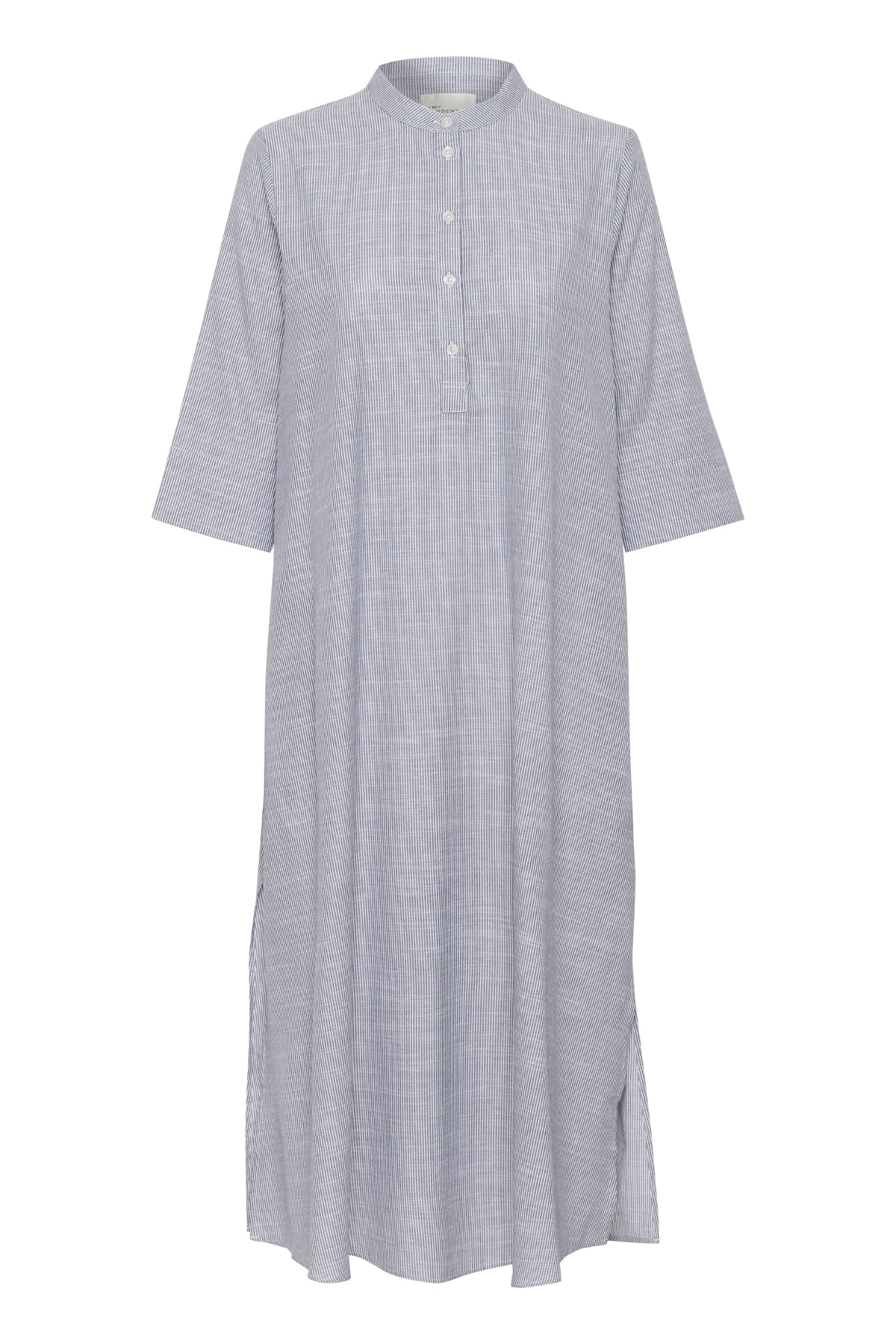 SkyeMW Long Dress Dark Sapphire Blue Striped - 10705118