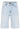 LouisMW 139 High Long Shorts Light Blue Retro Wash - 10705124