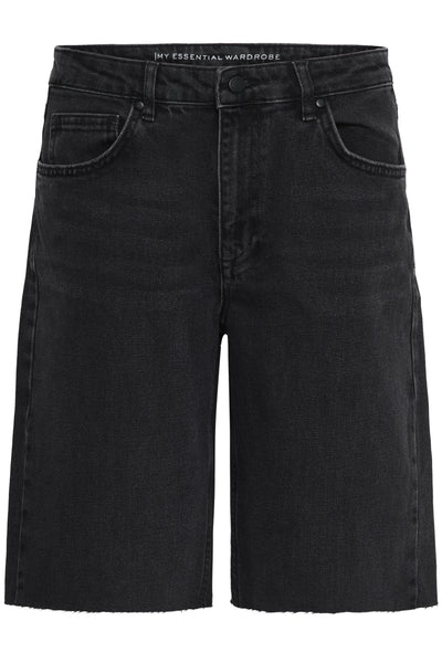 LouisMW 139 High Long Shorts Black Retro Wash - 100070 - 10705124 Thumbnail
