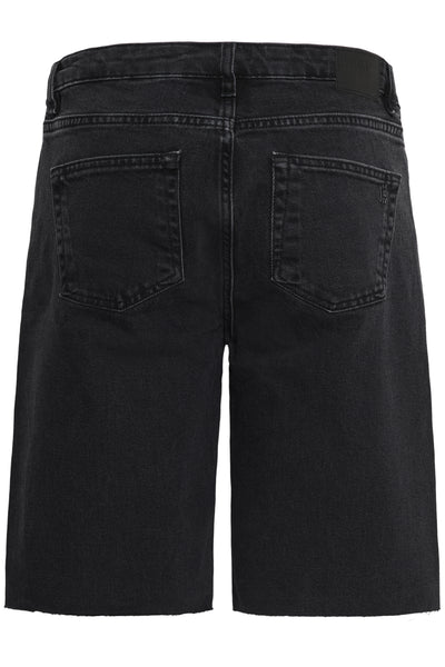 LouisMW 139 High Long Shorts Black Retro Wash - 100070 - 10705124 Thumbnail