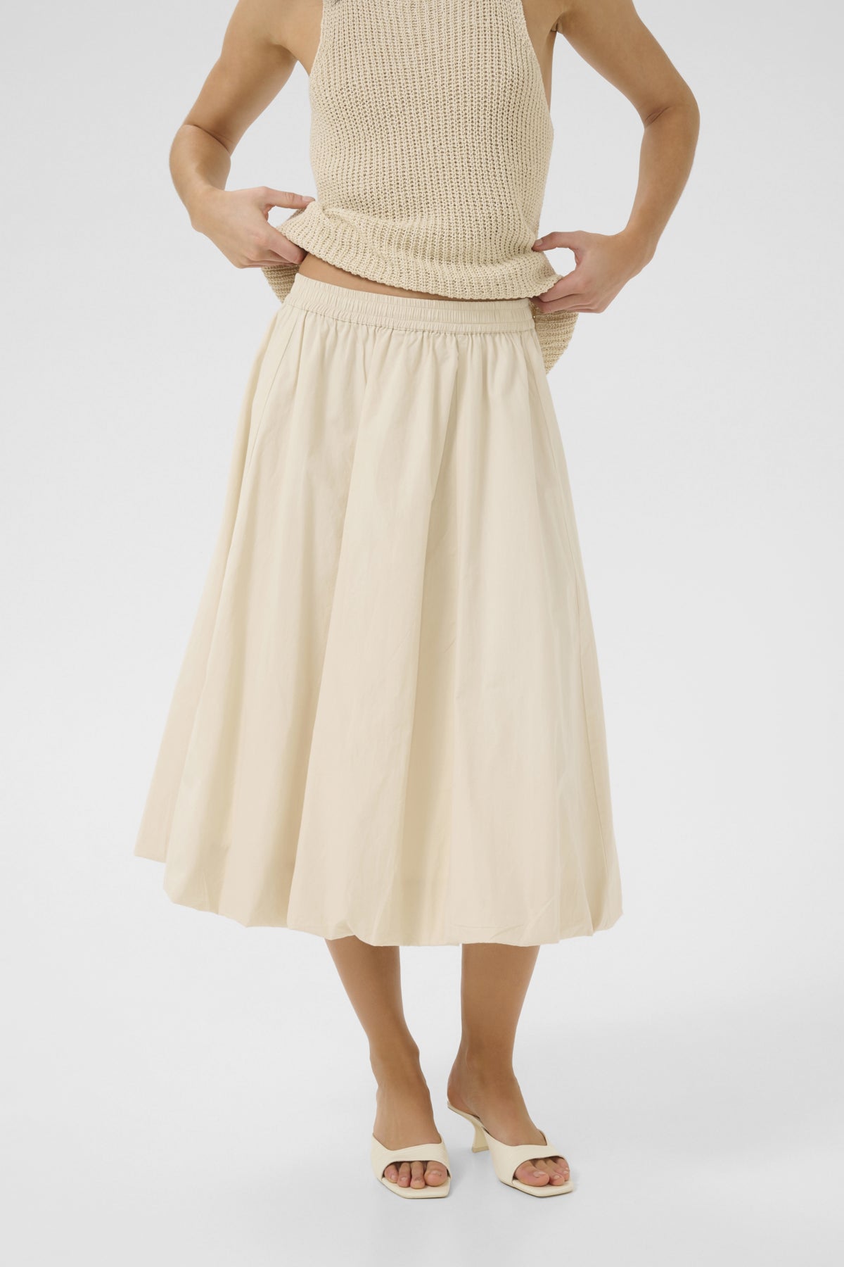 SunnaMW Baloon Skirt Almond milk - 10705147