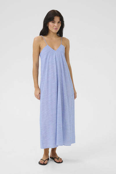 SkyeMW Dress Delft Blue Striped - 10705168 Thumbnail