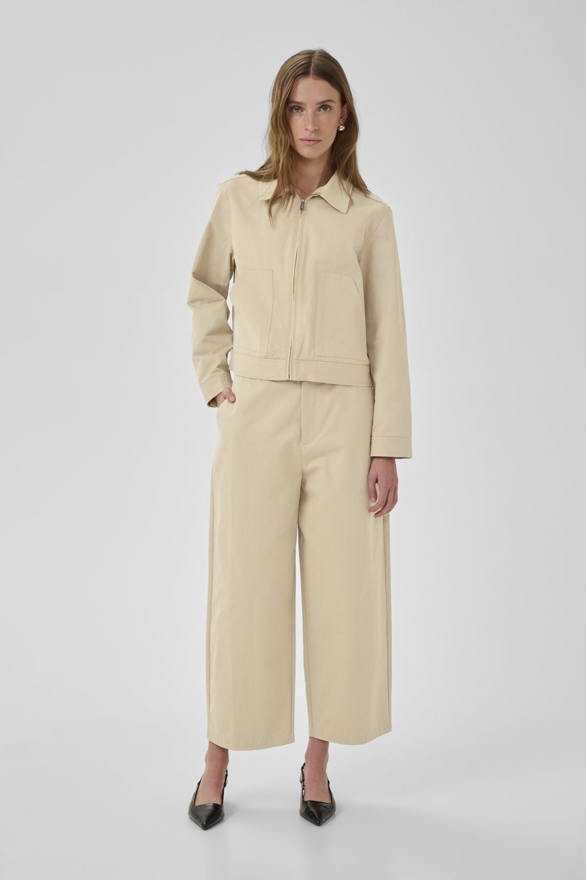 CindyMW Pant Feather Beige - 106329 - 10705204