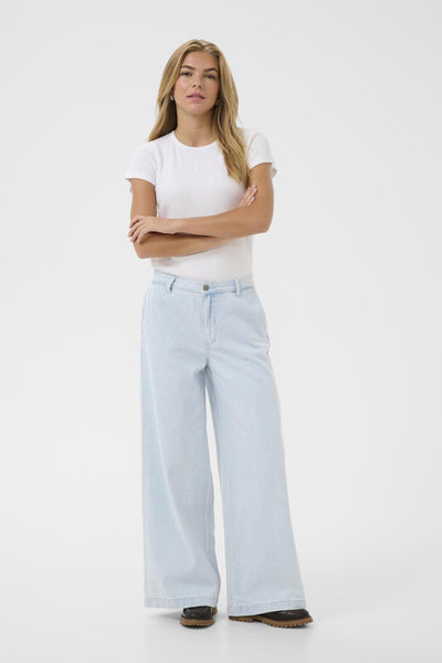 WinnieMW 160 Wide Pant Light Blue Wash - 10705209 Thumbnail