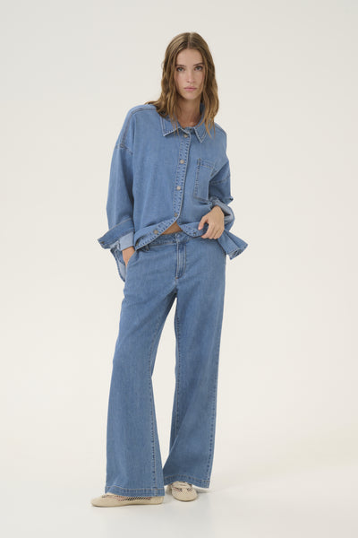 30 THE LARA 115 PANT Medium Blue Wash - 10705210 Thumbnail