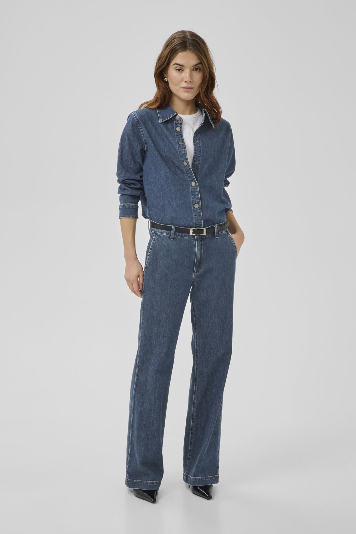 30 THE LARA 115 PANT Dark blue Wash