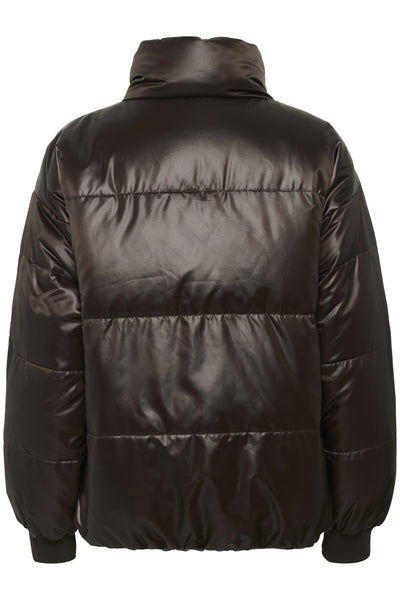 GlossyMW Reversable Down Jacke Espresso - 10705224 Thumbnail