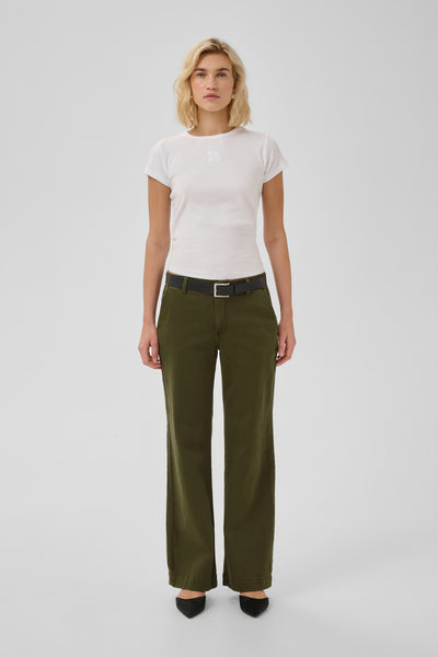 LaraMW Pant 149 Olive Night - 190515 - 10705225 Thumbnail
