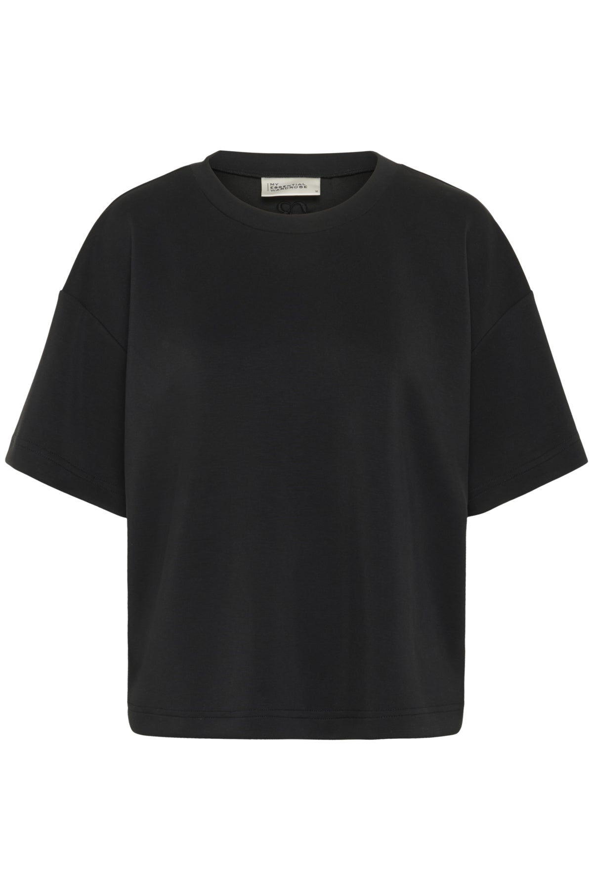 HelleMW EMB Boxy Tee Black