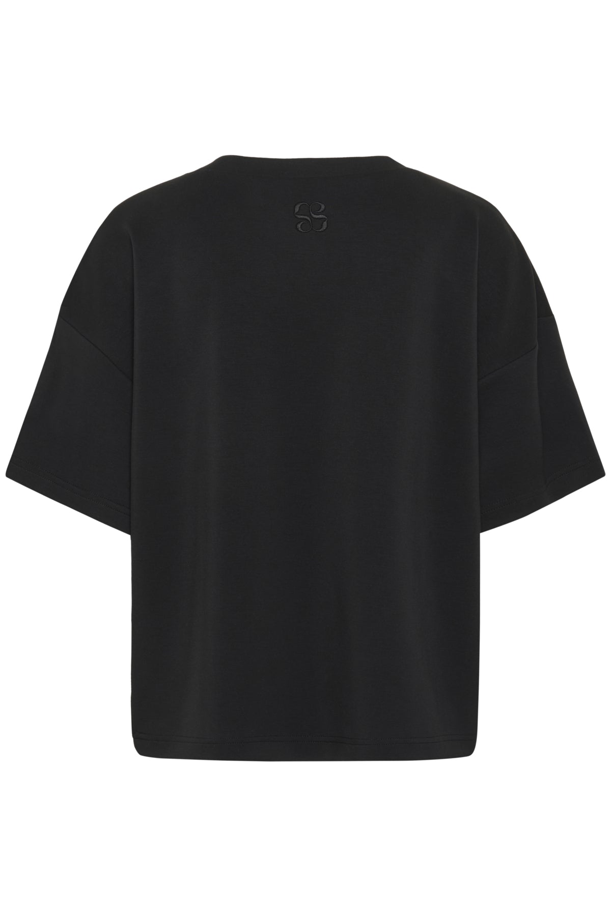 HelleMW EMB Boxy Tee Black