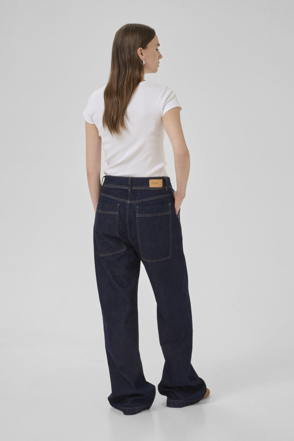 MWCleo 143 Mid Wide Dark Blue Un-Wash - 10705236