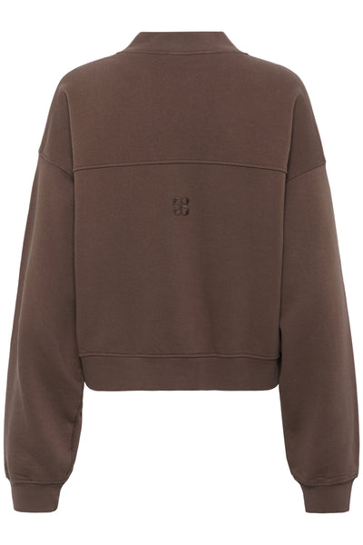 MetaMW Short Sweat Jacket Tobacco Ramdom Wash - 10705247 Thumbnail