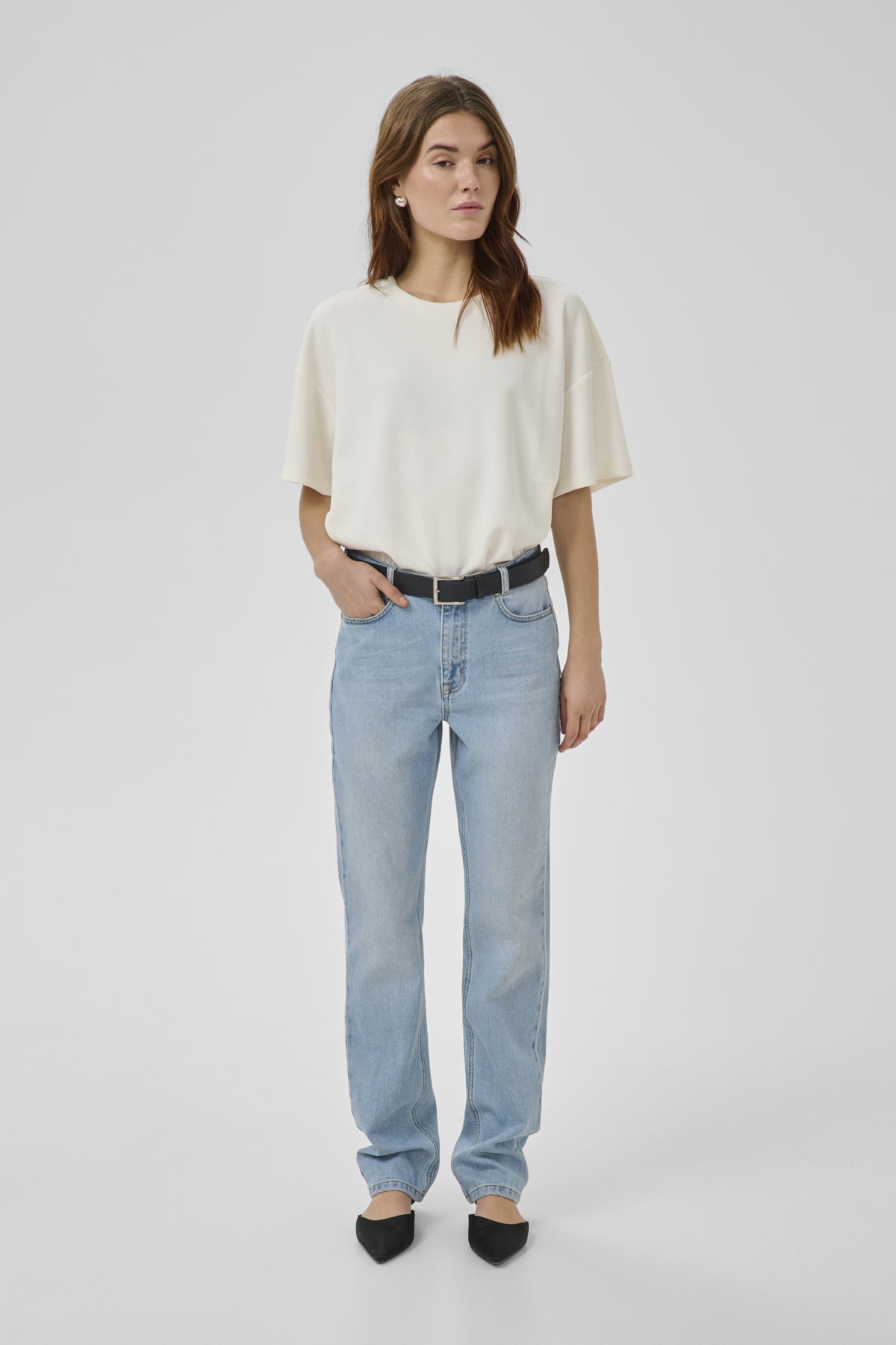 07 THE ISA 139 HIGH STRAIGHT Light Blue Wash