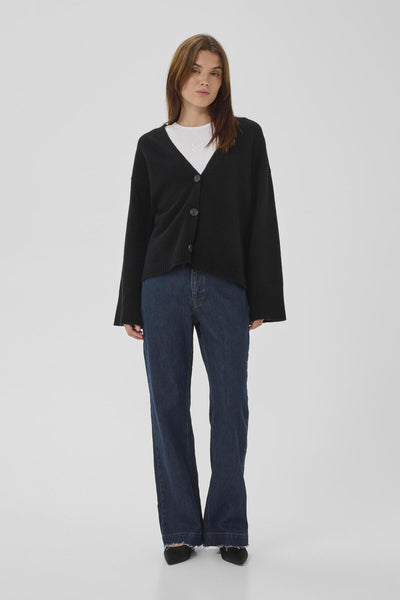 MWEbba 139 High Straight Slit Dark Blue Un-Wash - 10705266 Thumbnail