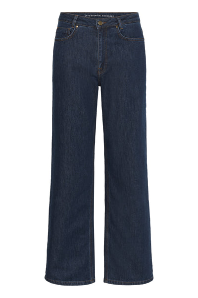 MWKarli 139 High Wide Deco Dark Blue Un-Wash - 10705267 Thumbnail