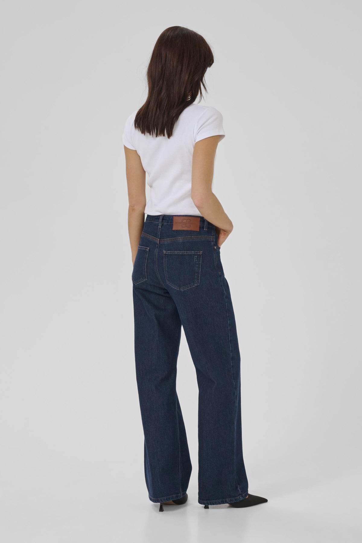 MWKarli 139 High Wide Deco Dark Blue Un-Wash - 10705267