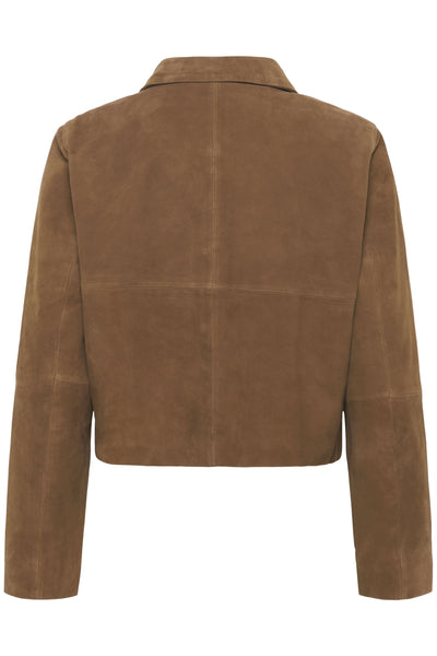 PetraMW Suede Jacket Tobacco Brown - 10705274 Thumbnail