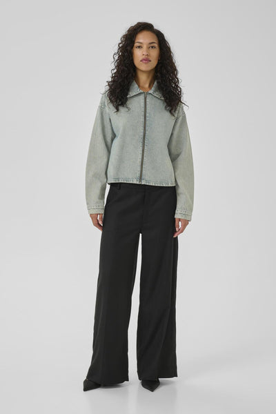 MWMalea 174 Boxy Jacket Light Blue Dirty Wash - 10705307 Thumbnail