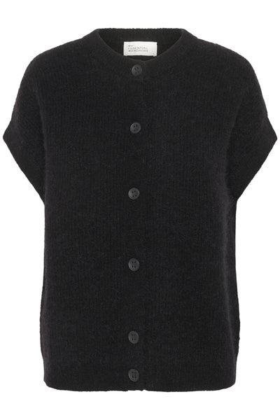 SivaMW OS Knit Cardigan Black - 10705314 Thumbnail