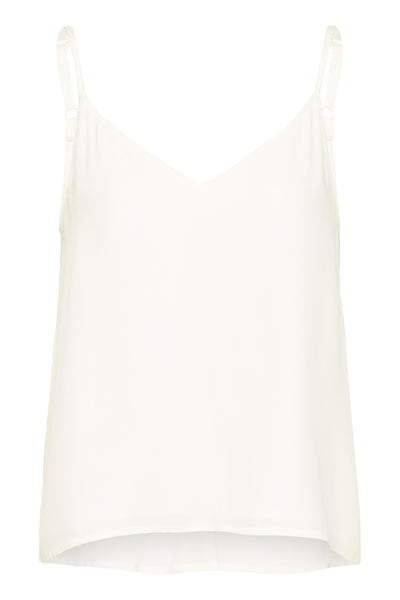 MWSilk Strap Top Snow White - 110602 - 10705328 Thumbnail
