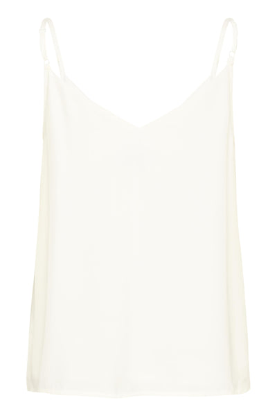MWSilk Strap Top Snow White - 110602 - 10705328 Thumbnail