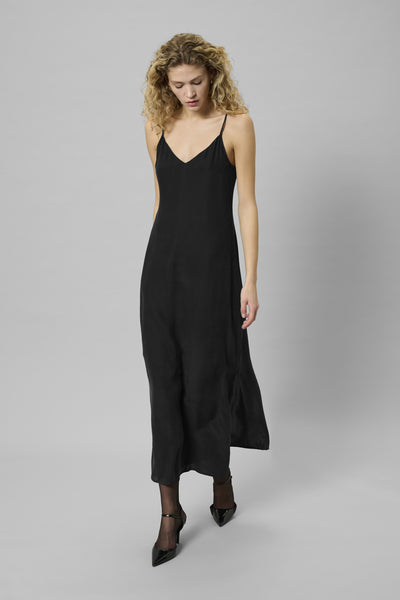 MWSilk Strap dress Black - 100031 - 10705329 Thumbnail