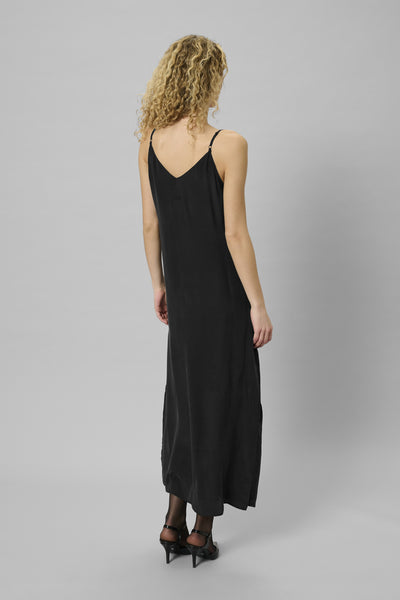 MWSilk Strap dress Black - 100031 - 10705329 Thumbnail