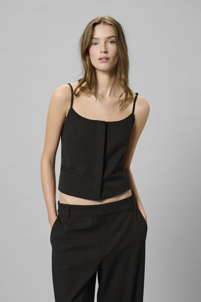 MWReece Strap Vest Black - 100031 - 10705348 Thumbnail