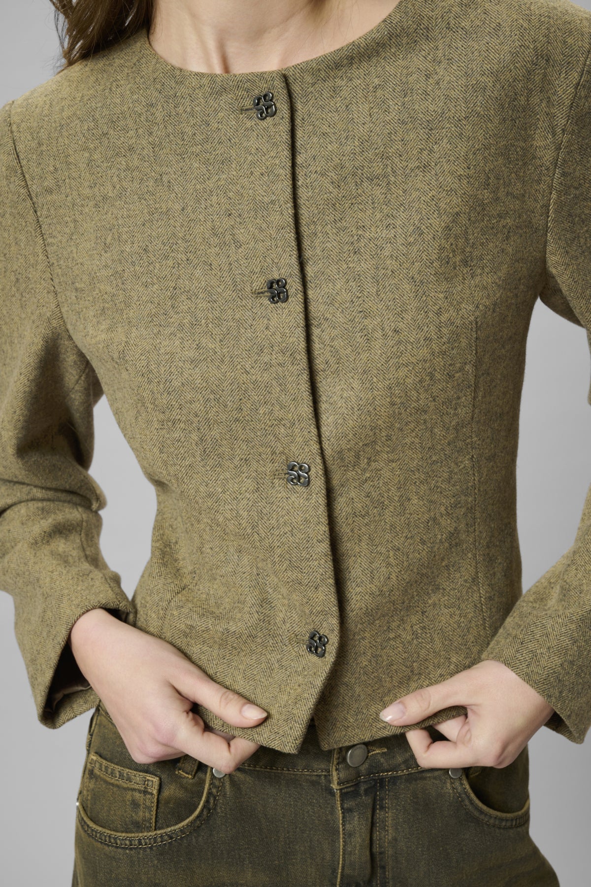 MWBilla Short blazer Amber Melange - 108729 - 10705352