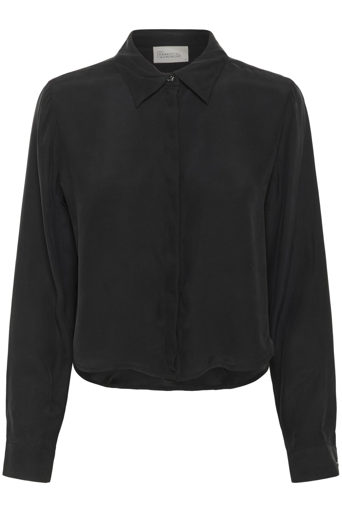 MWSilk Short Shirt Black - 100031 - 10705353
