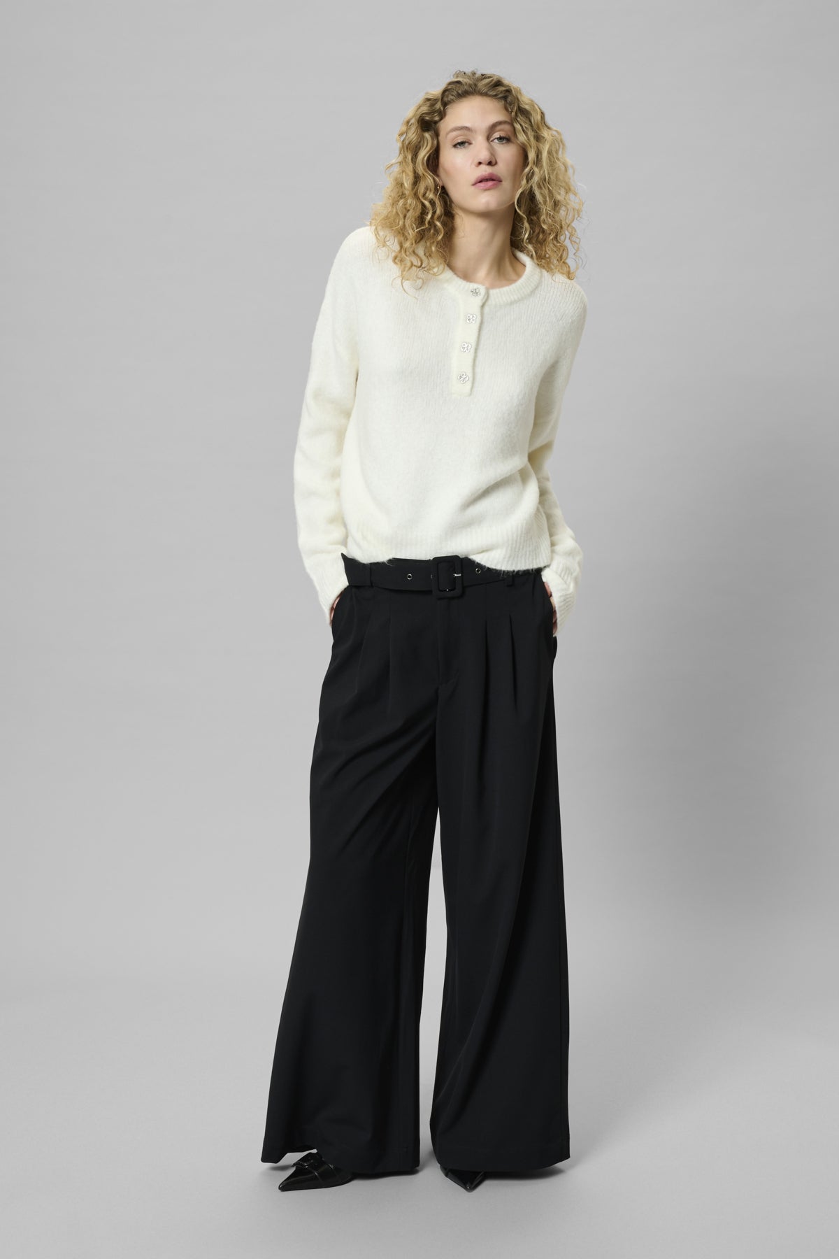MWEllie Knit Pullover Snow White - 110602 - 10705357