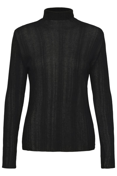 MWHaddis Rollneck blouse Black - 100031 - 10705377 Thumbnail