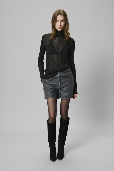 MWHaddis Rollneck blouse Black - 100031 - 10705377 Thumbnail