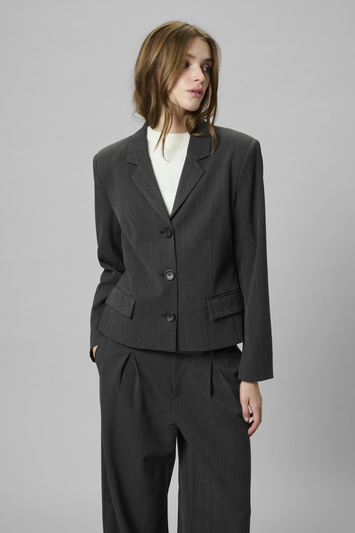 MWLuna Shaped Blazer Asphalt - 190201 - 10705385