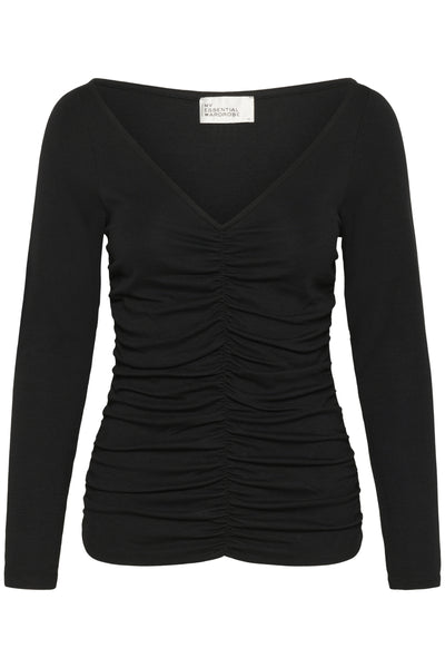 MWGiggo Blouse Black - 100031 - 10705396 Thumbnail