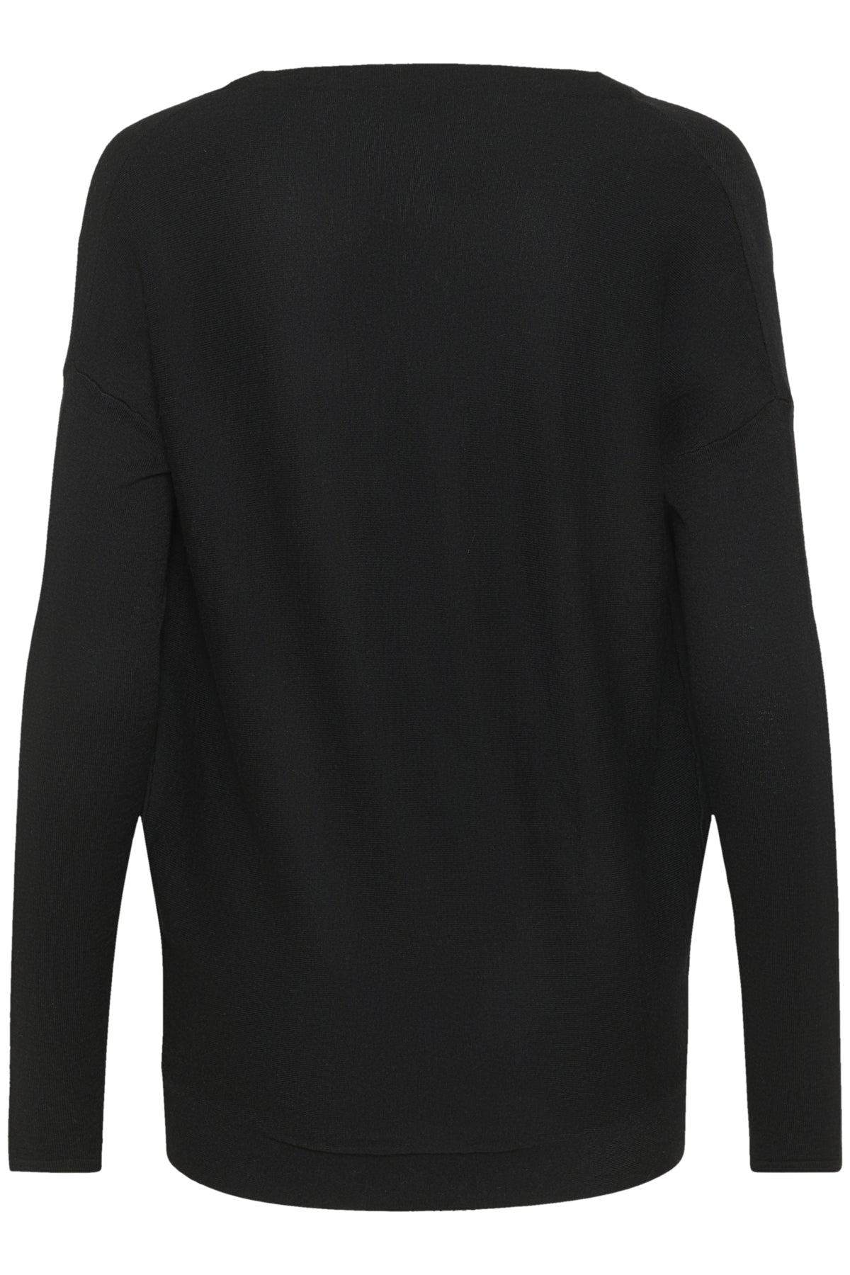 MWPolly Waterfall Knit Blouse Black - 100031 - 10705397