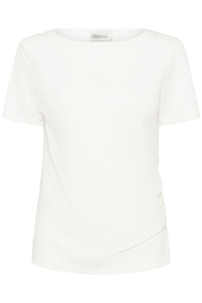 MWHelle Asymmetric Tee Snow White - 110602 - 10705405 Thumbnail