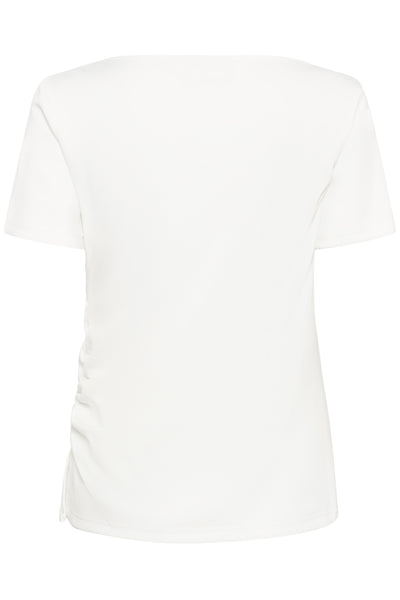 MWHelle Asymmetric Tee Snow White - 110602 - 10705405 Thumbnail