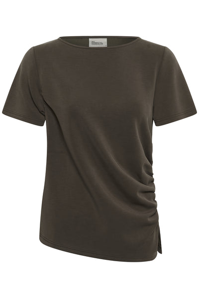 MWHelle Asymmetric Tee Major Brown - 190810 - 10705405 Thumbnail