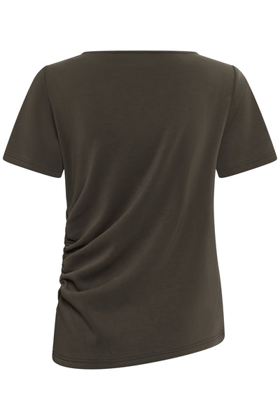 MWHelle Asymmetric Tee Major Brown - 190810 - 10705405 Thumbnail
