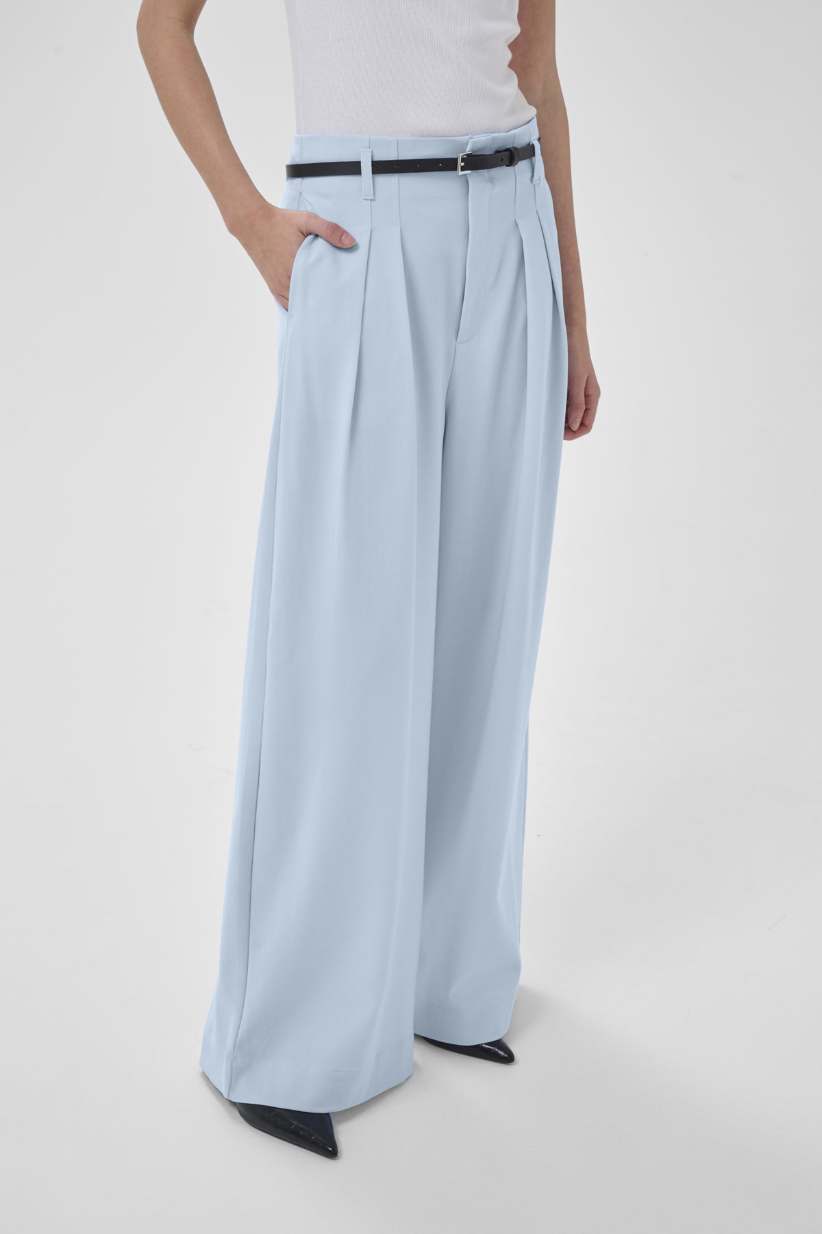 MWHace Sille High Wide Pant Cashmere Blue - 144115 - 10705407