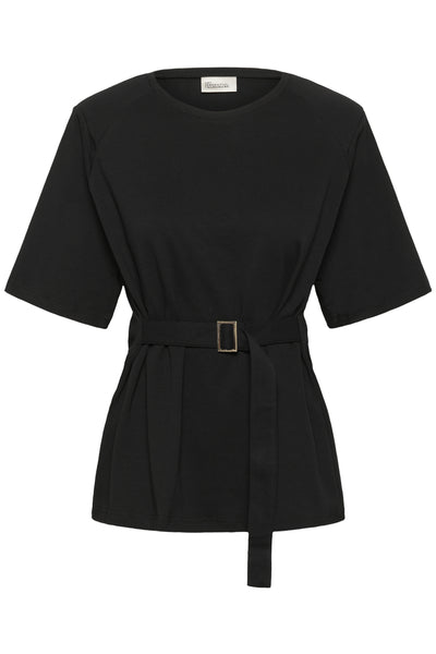 MWApir Belt Tee Black - 100031 - 10705415 Thumbnail